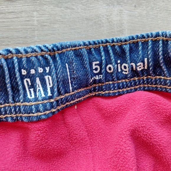 Gap euc fleece-lined jeans 5t - Picture 7 of 16
